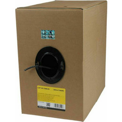 StarTech U/UTP Cat.5e Καλώδιο Δικτύου Ethernet 304m Black WIR5ECMRBK