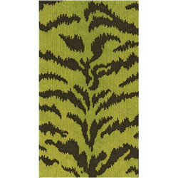 Xαρτοπετσέτες Guest Airlaid Green Tigre Paper Linen 10.8x19.8cm Caspari (12 Tεμάχια)
