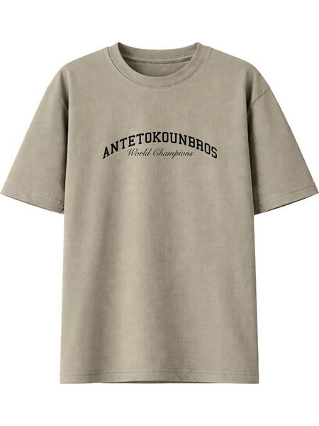ANTETOKOUNBROS AB 3 RING TEE APUN362U27-110 Μπέζ