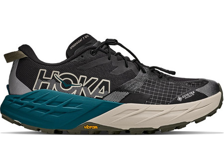 Hoka Speedgoat 7 GTX Ανδρικά Αθλητικά Παπούτσια Trail Running Μαύρα 1176674-TKG