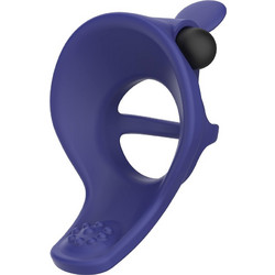 Toyz4lovers Gladiator Cock Ring Ελαστικό Δαχτυλίδι Πέους Σιλικόνης με Δόνηση Μπλε