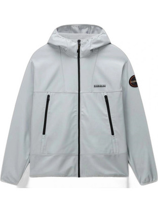 Napapijri A-Biois Ανδρικό Μπουφάν Ανοιχτό Γκρι NP0A88TNH971-LIGHT GREY SOLID