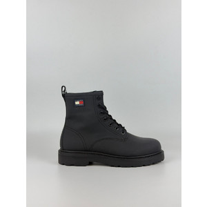 Tommy Hilfiger Archive '01 Rubber Lace Boot Ανδρικά Μποτάκια Μαύρα EM0EM01781-BDS