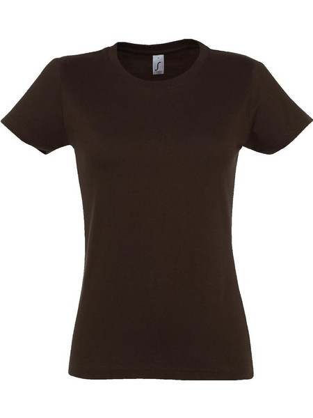 Γυναικείο T-shirt Imperial Women SOLS 11502 Chocolate