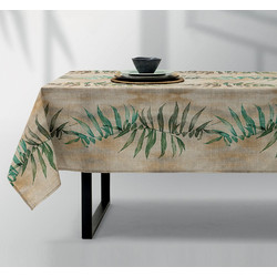 LINO Τραπεζομάντηλο Foresta 140x240 Εκρού-Πράσινο
