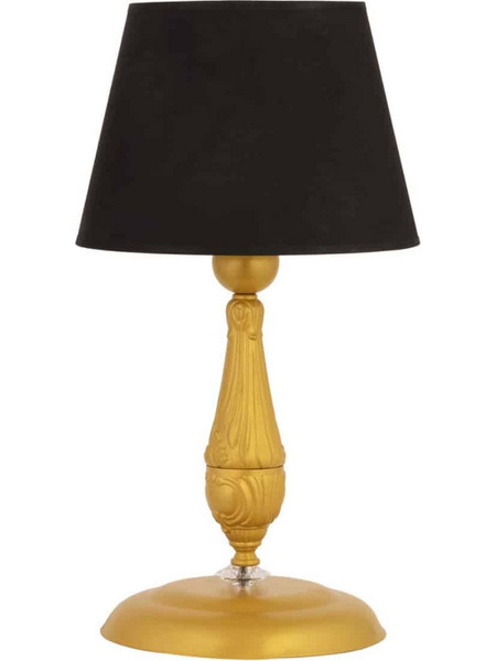ArteLibre 14780141 Πορτατίφ Ε27 Μαύρο Χρυσό Φ20xΥ48cm