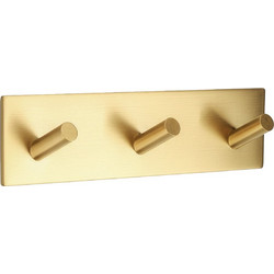 Κρεμαστράκι Αυτοκόλλητο (18x3x4.5) T-D Hook Gold 9057198