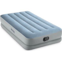 Intex Dura-Beam Mid-Rise Comfort 64157 Φουσκωτό Στρώμα Ύπνου Μονό με Ενσωματωμένη Ηλεκτρική Τρόμπα 191x99x36cm