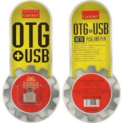 Earldom OTG Adapter Micro USB σε USB-A 2.0 Silver