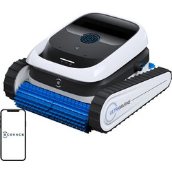 Ecovacs Ultramarine P1 Ασύρματη Σκούπα Ρομπότ Πισίνας Πυθμένα / Τοιχωμάτων / Ισάλου Γραμμής