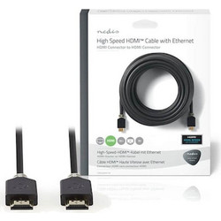 Nedis Καλώδιο HDMI 1.4 HDMI Male to HDMI Male 10m Black CVBW34000AT100
