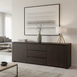 Μπουφές Kalya pakoworld σε wenge απόχρωση 220x49x89.5εκ