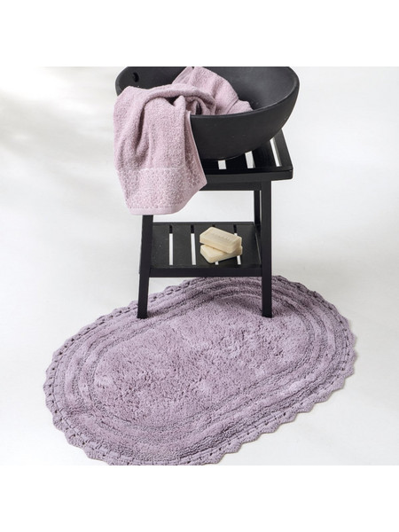 Πατάκι Μπάνιου Οβάλ (70x110) Kentia Mack 35 Mauve