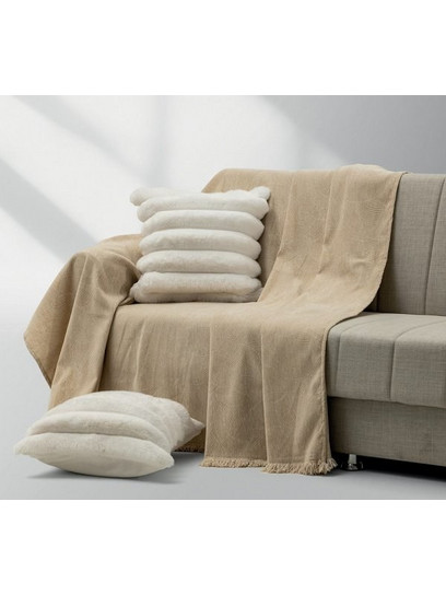 Ριχτάρι Διθέσιου (180x250) Atria Μπεζ Lino Home Μπεζ 180x250