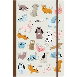 Ημερολόγιο 2027 Trends Dogs ημερήσιο flexi με λάστιχο 12x17 εκ