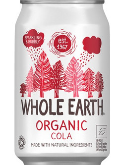 Βιολογικό Ανθρακούχο Ποτό με Cola Whole Earth 330ml