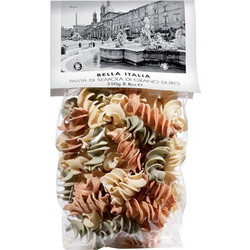 Τρίχρωμα Ζυμαρικά Fusilloni Bella Italia Umbro 250gr