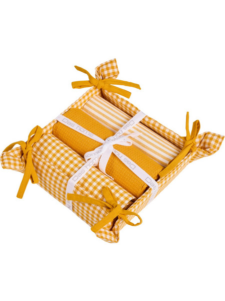 Das Home Σετ Ποτηροπανα 3Τμχ 45Χ65 0914 Orange Orange