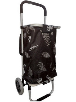 Υφασμάτινο καρότσι λαϊκής - ZZ602 - 981294 - Black