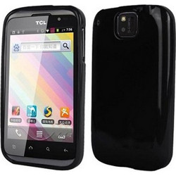 Θήκη Σιλικόνης για Alcatel One Touch OT-991 Μαύρο (OEM)