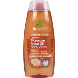 Dr. Organic Moroccan Argan Oil Αφρόλουτρο σε Gel για Ξηρό Δέρμα 250ml