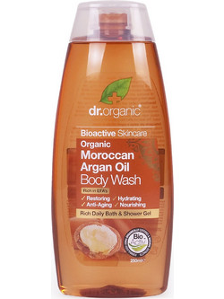 Dr. Organic Moroccan Argan Oil Αφρόλουτρο σε Gel για Ξηρό Δέρμα 250ml