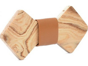 Ξύλινο Παπιγιόν Natural Chamaeleon -Brown