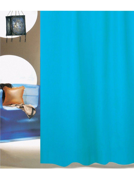 ΚΟΥΡΤΙΝΑ ΜΠΑΝΙΟΥ SAN LORENTZO SOLID AQUA 180X200CM
