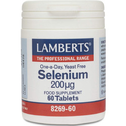 Lamberts Selenium 200μg 60 Ταμπλέτες