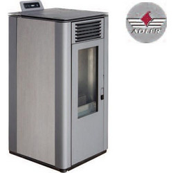 Adler MOD-8 Επένδυση Με Κεραμικό Γραφίτη Σόμπα Pellet Αερόθερμη 6.97kW