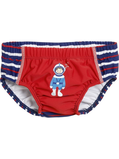 Playshoes Βρεφικό Μαγιό Πάνα Σλιπ για Αγόρι Κόκκινο Navy Μπλε 461120