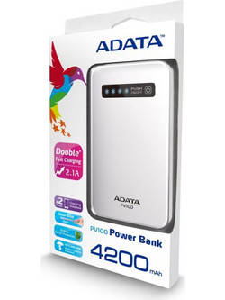 Adata PV100 Power Bank 4200mAh 15W White