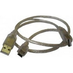 DeTech Καλώδιο USB-A σε Micro USB και USB-A 5cm (18111)