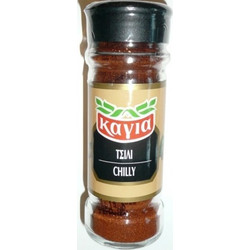 ΤΣΙΛΙ CHILLY Σκόνη ΚΑΓΙΑ 42g 1.48oz Γυάλινο Βαζάκι Μπαχαρικά Καγιά
