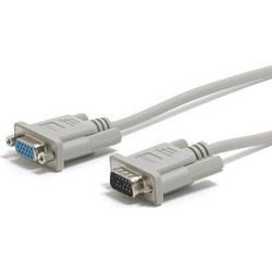 VGA CABLE HD 15 MALE/FEMALE 3m Grey CABLE-171