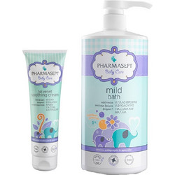 Pharmasept Tol Velvet Baby Soothing Cream 150ml + Tol Velvet Baby Mild Bath 1000ml