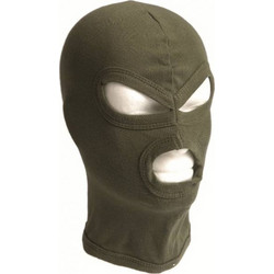 Mil-Tec Balaclava Three Hole - Olive