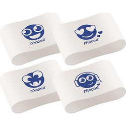 MAPED ESSENTIALS SOFT ΓΟΜΑ ΜΙΝΙ ΛΕΥΚΗ ΦΑΤΣΟΥΛΕΣ 112911