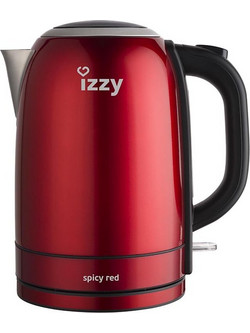 Izzy 1618 Ανοξείδωτος Βραστήρας 1.7lt 2200W Spicy Red
