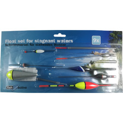 Fish Active Σετ Ψαρέματος με 9 Πλωτήρες για Στάσιμα Νερά, 90936 - Fish Active