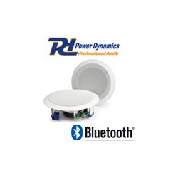 Power Dynamics CSBT65 Αυτοενισχυόμενα Ηχεία Οροφής 20W Αδιάβροχα με Bluetooth Λευκά (Ζεύγος)