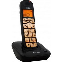 Maxcom MC6800 Ασύρματο Τηλέφωνο με Ανοιχτή Ακρόαση για Ηλικιωμένους Μαύρο