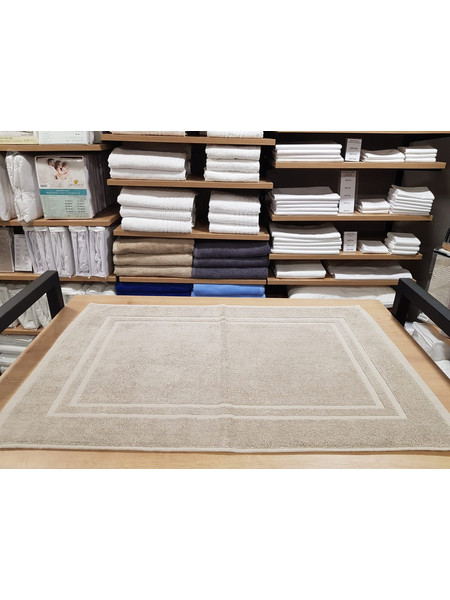 Ταπέτο Ξενοδοχείου cozycotton 50x75 Μπεζ 700 γρ/μ100% Βαμβακερό Αντιχλώριο
