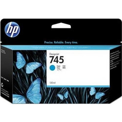 HP 745 Cyan Μελάνι Εκτυπωτή Inkjet 300ml F9K03A
