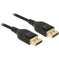 Delock Cable DisplayPort 20-Pin Male To DisplayPort 20-Pin 3m, Black (85661)