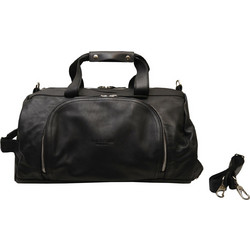 Leather 100 05-BAG-1169-1 BOND Σακ Βουαγιάζ Μαύρο