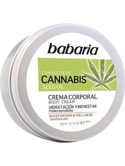 Babaria Cannabis Seed Oil Ενυδατική Κρέμα Σώματος 200ml