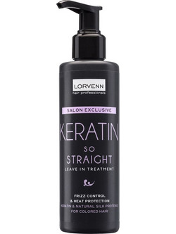 Lorvenn Salon Exclusive So Straight Leave In Ισιωτική Θεραπεία Μαλλιών Κερατίνης για Φριζάρισμα 200ml