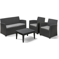 Allibert Corona Σετ Σαλόνι Κήπου Πολυπροπυλενίου 4τμχ 702-5110-G