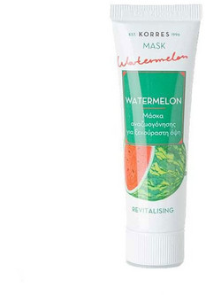 Korres Watermelon Κρεμώδης Μάσκα Προσώπου για Ενυδάτωση 18ml